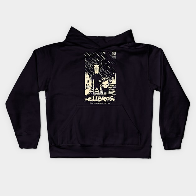 Hell bros comic book cover Kids Hoodie by skeamworks